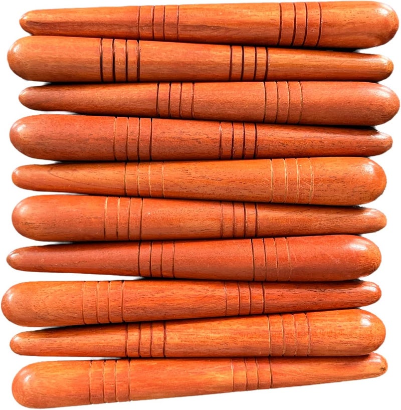 Lungcha 10pcs Foot Massager Stick Tool Kit with Usage Guide and Tools Bag for Foot Hand Back Neck Shoulder Thai Traditional Reflexology - Image 5