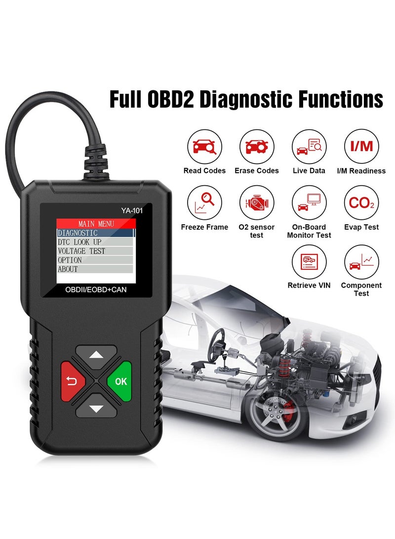 Car OBD2 Scanner Vehicle Engine Fault Code Reader CAN Diagnostic Scan Tool Check Engine Light - Image 5