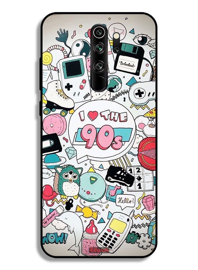 Tolwak Xiaomi Redmi Note 8 Pro Protective Case Cover I Love The 90s - Image 2