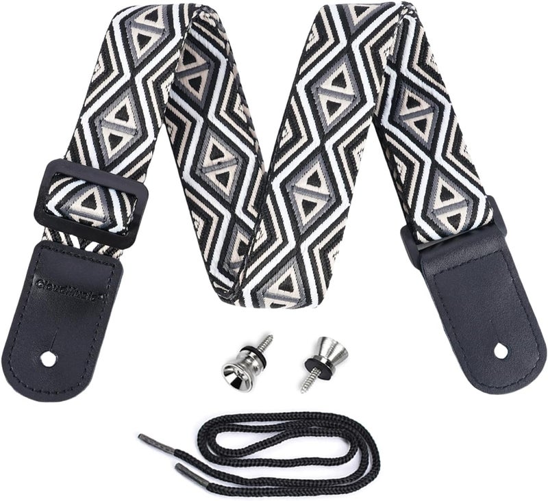 CLOUDMUSIC Tenor Concert Soprano Baritone Ukulele Strap Coloful Hawaii Floral Jacquard For Adult Size And Kids(Tribal Pattern) - Image 5