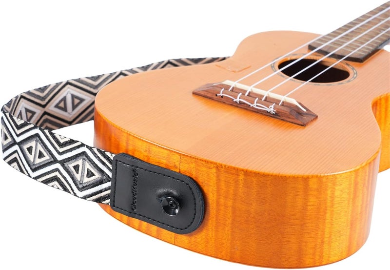 CLOUDMUSIC Tenor Concert Soprano Baritone Ukulele Strap Coloful Hawaii Floral Jacquard For Adult Size And Kids(Tribal Pattern) - Image 4