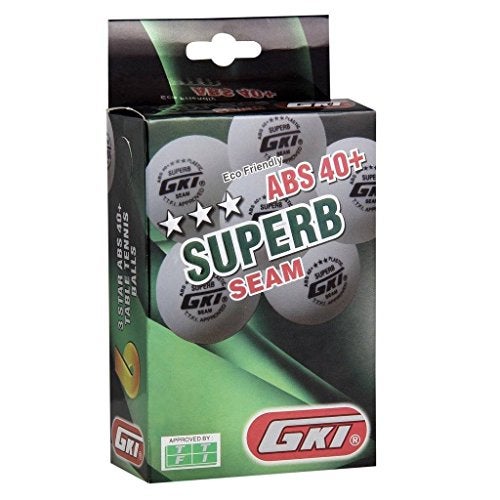 GKI Superb Plastic Table Tennis Ball, (White) Standard Size - Image 2