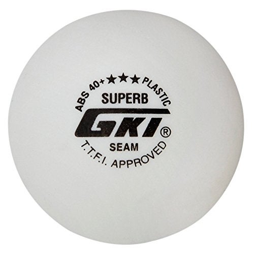 GKI Superb Plastic Table Tennis Ball, (White) Standard Size - Image 3