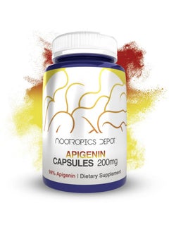 Nootropics Depot Apigenin Capsules ; 200Mg ; 120 Count ; >98% Apigenin ; Supports Healthy Stress Levels  - Image 2