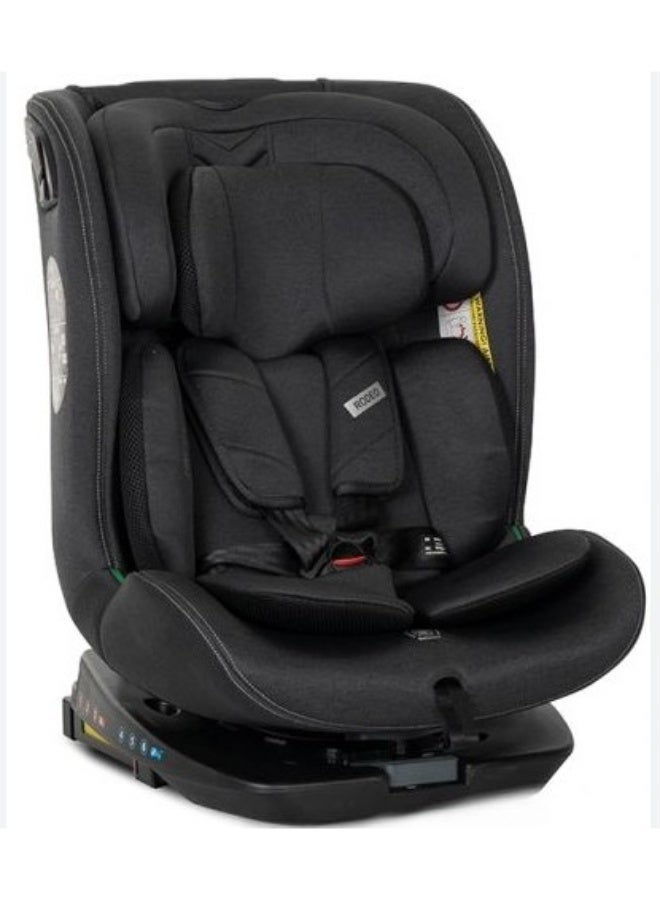Lorelli Roto ISOFIX Car Seat, Group 0+/1/2/3 (0–36 kg), 360° Rotating Baby & Toddler Seat, Adjustable Recline, Side Protection – Black - Image 1