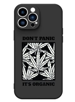 Protective Slim Fit Case Liquid Silicone Cover with Full Body Protection Anti-Scratch Shockproof Case For iPhone 14 Pro Black  - Dont rush the Process good things take time
