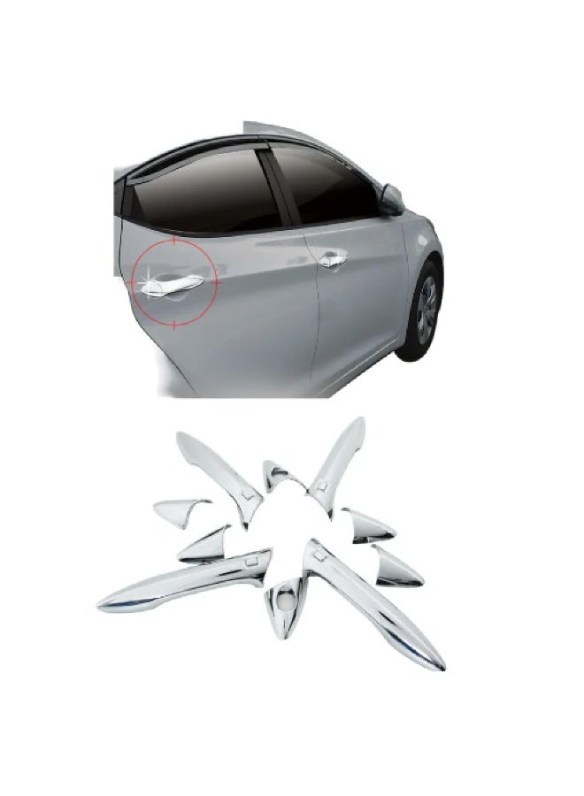 Hyundai Sonata 2011-2014 Interior Door Handle Cover Protection Trim Precise Fit Durable Replacement - Image 2