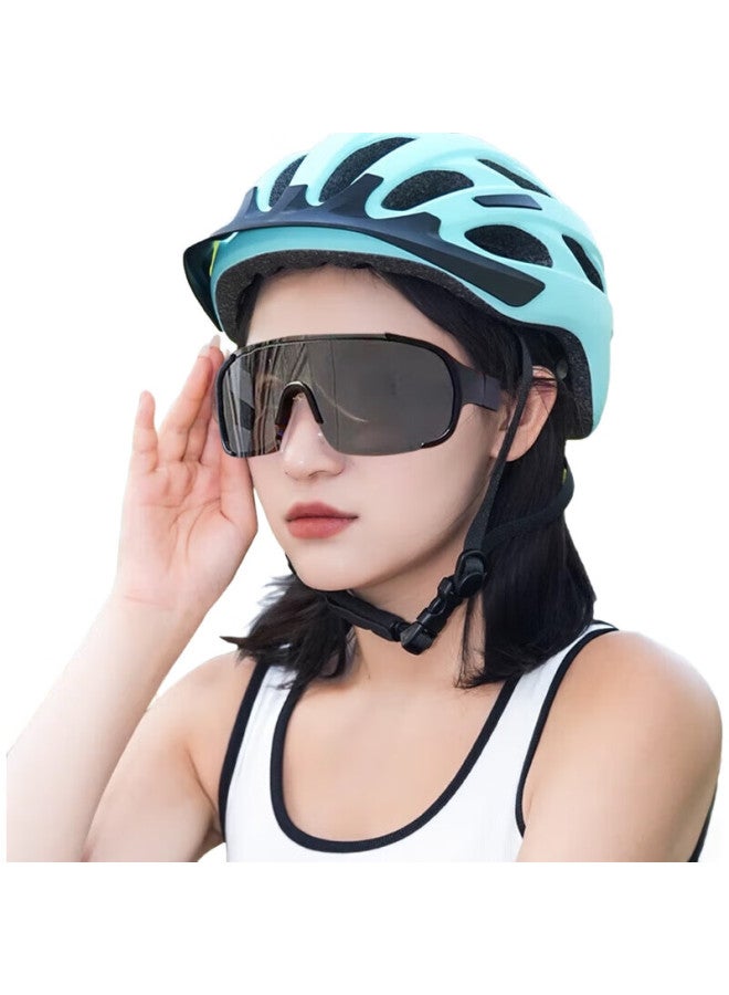 Boshide Cycling Sunglasses Men'S Mountain Climbing Glasses Bicycle Mountain Bike Eye Protection Glasses Women'S Outdoor Black Frame Grey Lens - Image 1