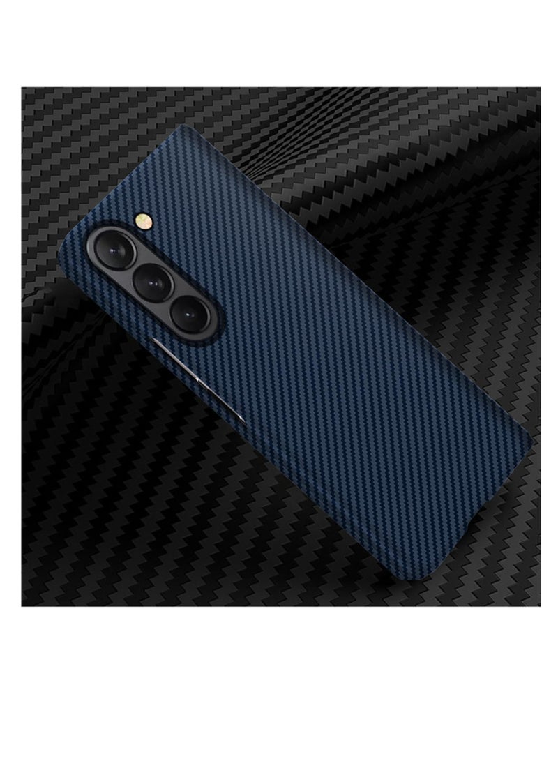 Case for Samsung Galaxy Z Fold 5, Real Aramid Fiber Lightweight with Full-Body Dual Layer Rugged Shookproof Case for Samsung Z Fold 5 (Galaxy Z Fold 5, Blue) - Image 1