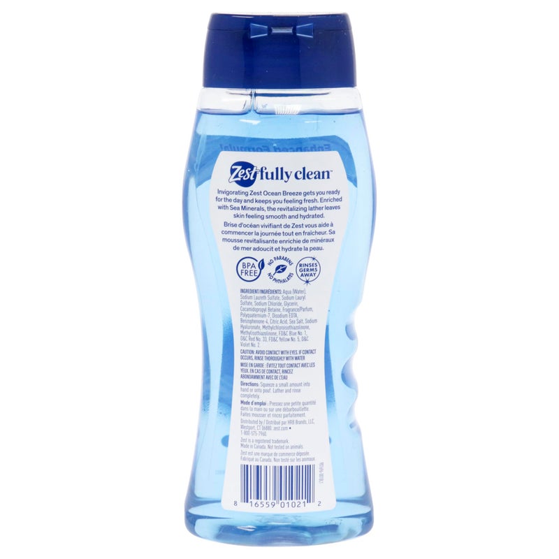 Zest Refreshing Body Wash - Ocean Breeze by Zest for Women - 20 oz Body Wash - Image 3