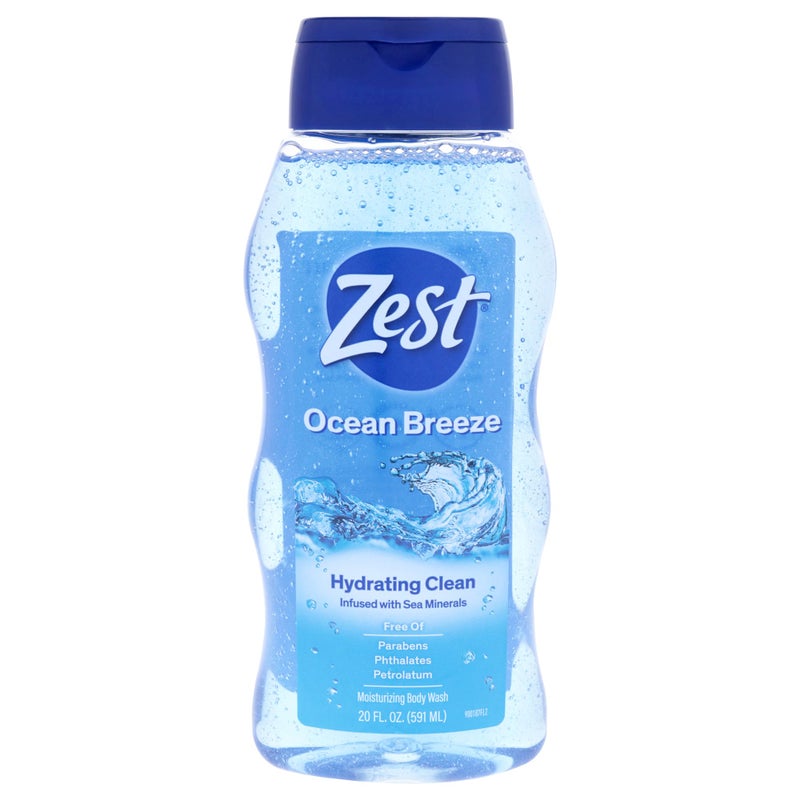 Zest Refreshing Body Wash - Ocean Breeze by Zest for Women - 20 oz Body Wash - Image 1