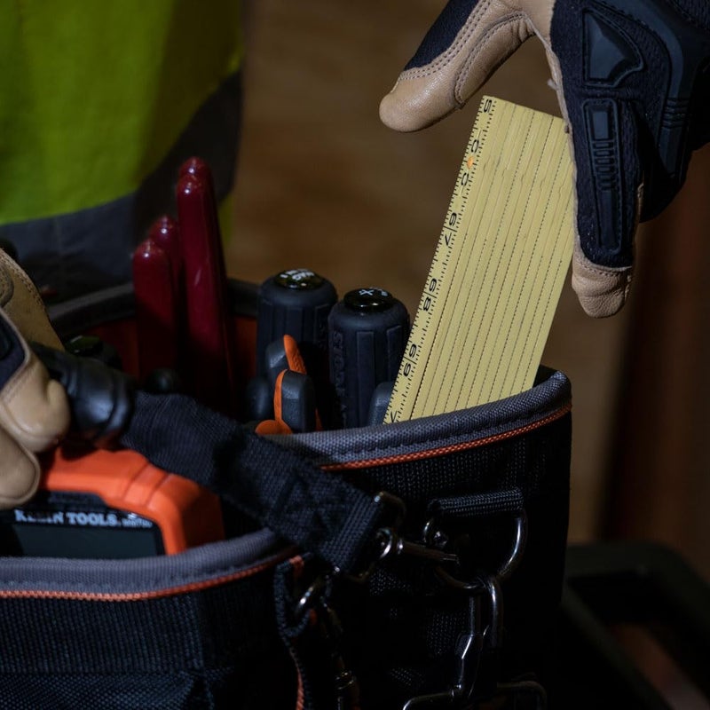 Klein Tools 910-6 Folding Ruler 6-Foot, Durable Fiberglass, Inside Reading - Image 3