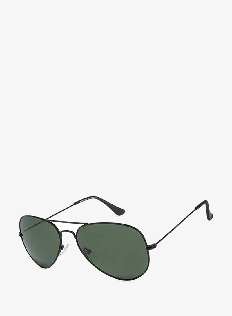 VINCENT CHASE Top Gun Full Rim Aviator Frame Polarized & UV Protected Sunglasses VC 5158/P - 58mm - Black