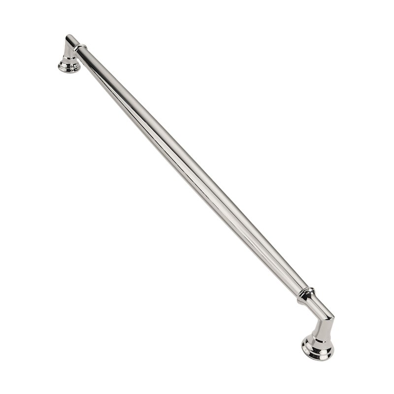 CABDM 1 Pack 18 Inch305mm Vibrant Polished Nickel Cabinet Pulls Solid Heavy Duty Round Cabinet Pulls Kitchen Cabinet Hardware for Cupboard Drawer Handles Dresser Pulls - Image 2