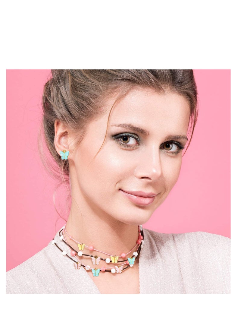 30 Acrylic Butterfly Charms for Jewelry Making - Perfect for Bracelets, Necklaces & Earrings Crafting - Image 4