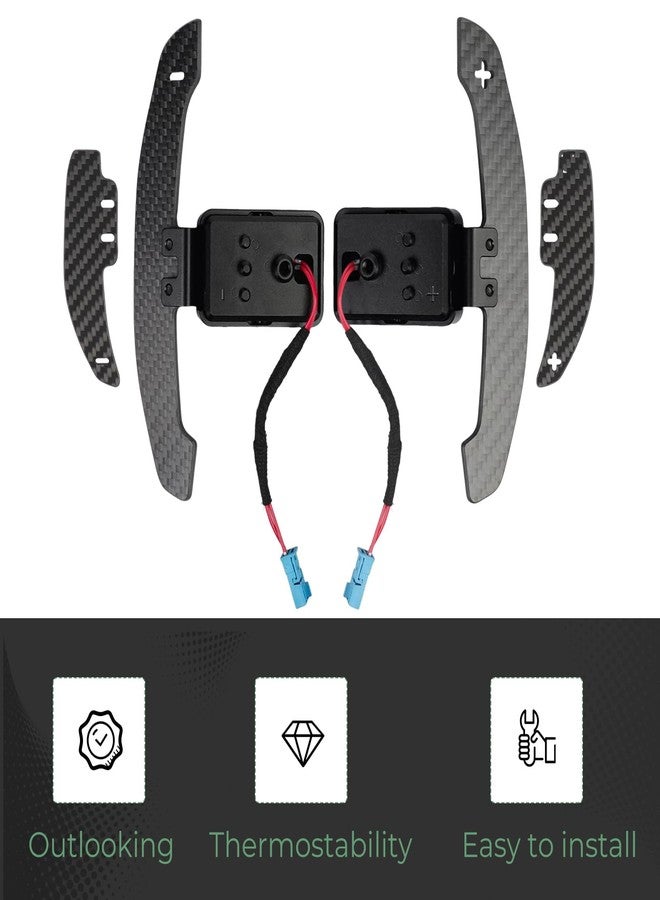 BHB Paddle Extensions Compatible with BMW M2 M3 M4 G87 G20 G30 G80 G82 G01 G05 G07 F15 F80 F82 F87 F30 Z4 G29 F30 G22 X3 X5 X6 X7 M Compatible with Toyota Supra 18+ - Image 5
