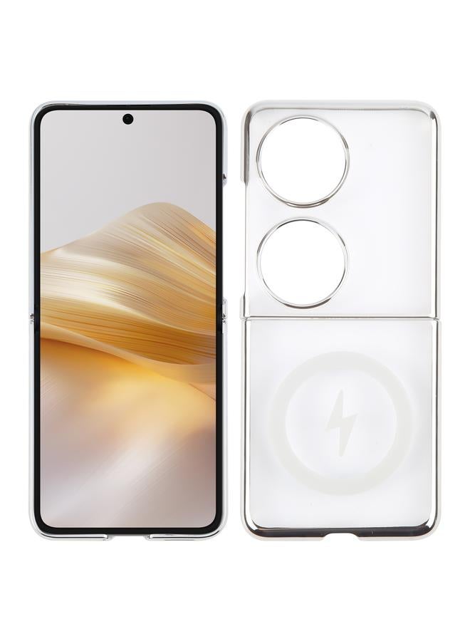 S-TOP Case For Huawei Pocket 2 6D Glossy Electroplated PC MagSafe Phone Case - Image 1