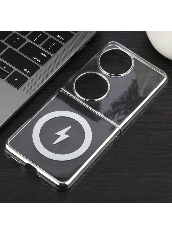 S-TOP Case For Huawei Pocket 2 6D Glossy Electroplated PC MagSafe Phone Case - Image 2
