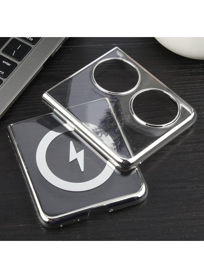 S-TOP Case For Huawei Pocket 2 6D Glossy Electroplated PC MagSafe Phone Case - Image 4