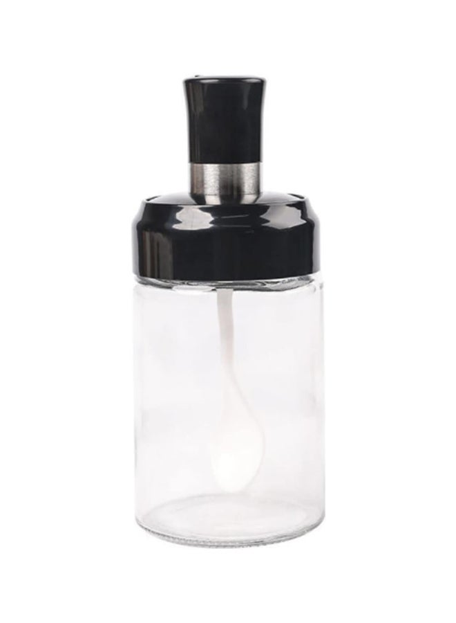 Kitchen Supplies Spoon And Lid Integrated Spice Jar Glass Condiment Bottle Spice Jar - Image 1