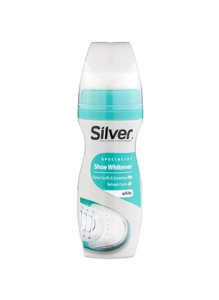 Silver Leather Sports Shoe Cleaner Liquid 75g for White - Image 1