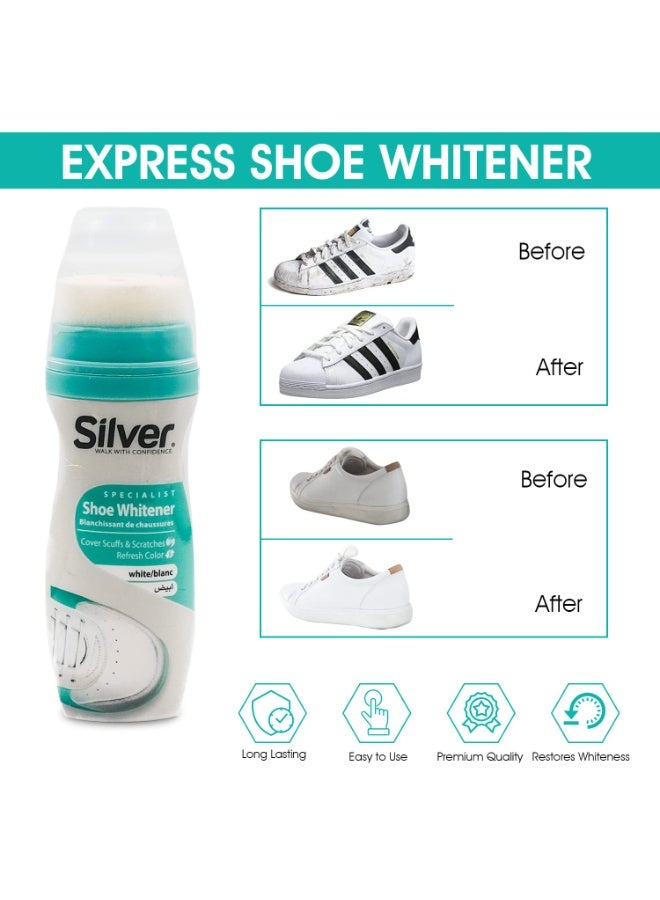 Silver Leather Sports Shoe Cleaner Liquid 75g for White - Image 2