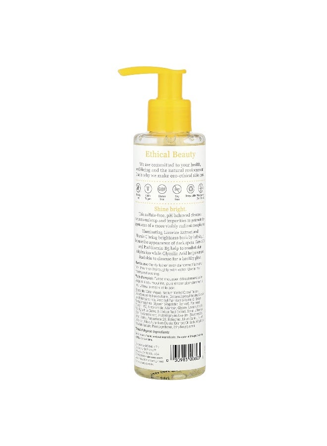 derma-e DERMA E، منظف يومي مضيء بفيتامين C، 6 أونصة سائلة (175 مل) - Image 2