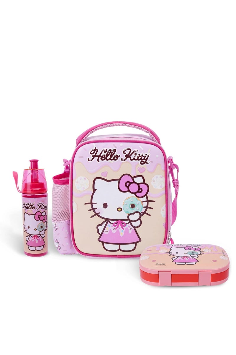Sanrio Hello Kitty Smash 3in1 Lunch Bag, Water Bottle And Lunch Box Set - Image 1