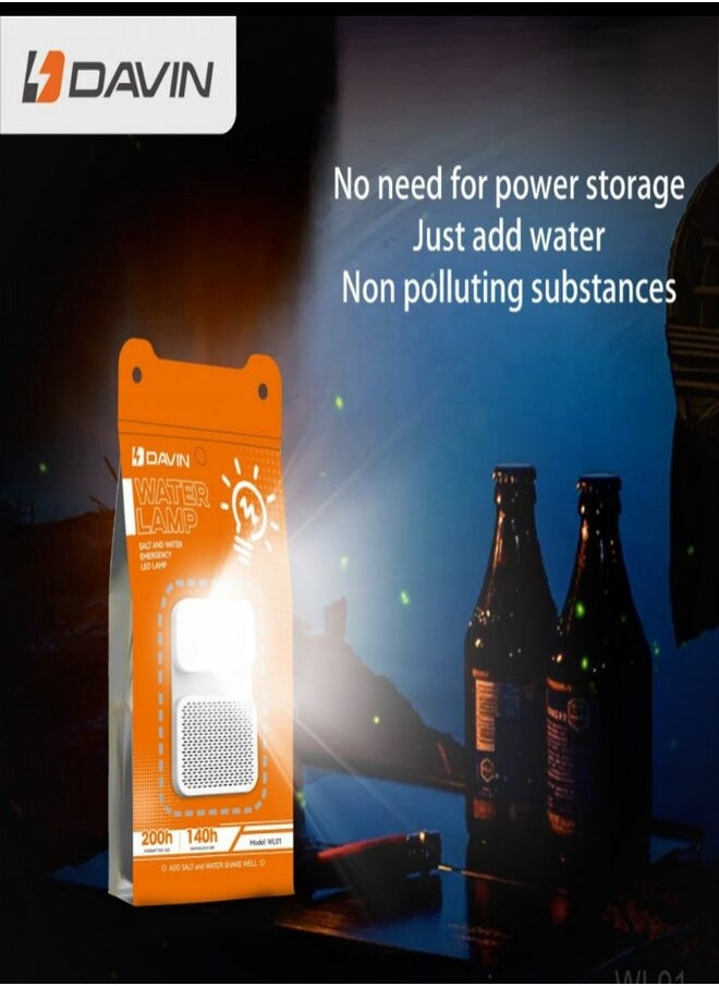 Davin Salt And Water Emergency LED Lamp  - Image 1