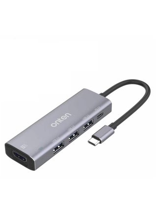 USB-C Multifunction Adapter to 4K HDMI Multiport Adapter with PD Charging 3 USB 3.0 Ports Silver/Black - pzsku/ZF8BC57A68838BE64B4D4Z/45/_/1696949210/286f40fe-33bf-423d-8ff2-816d1a232347