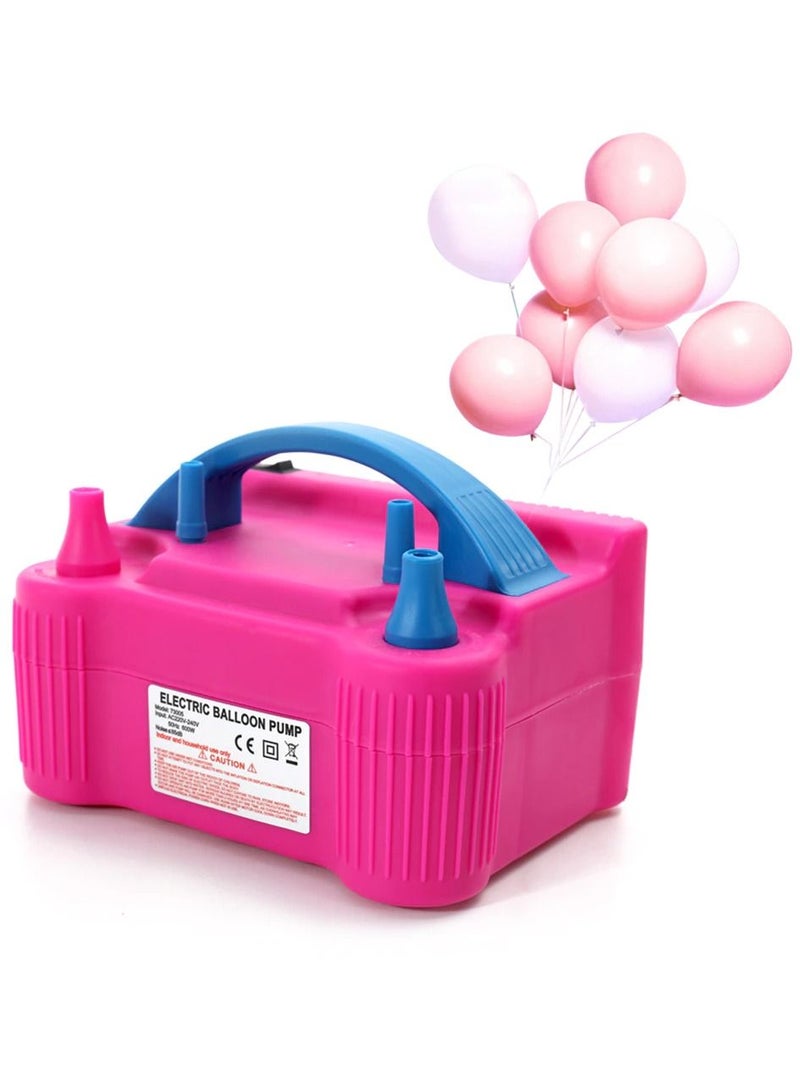 DubaiGallery High Power Two Nozzle AC Inflatable Electric balloon Pump, Air balloon Pump, balloon Inflator Pump, Portable Air Blower - Image 2