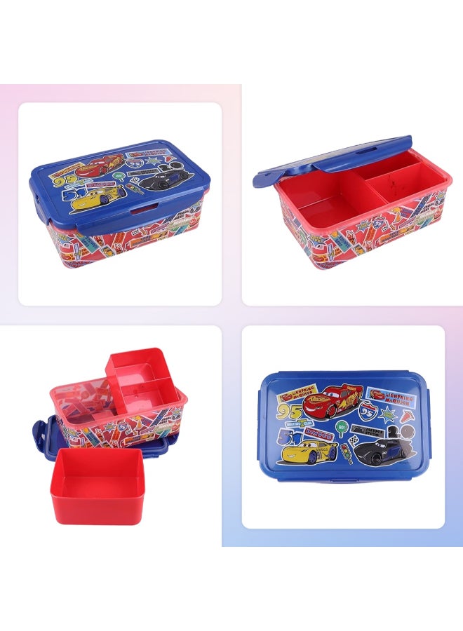 Disney Stor Mickey Removable Compartment Lunch Box for Kids – 1190ml BPA-Free Reusable Bento Lunch Container with Multiple Sections, Secure Lock Lid, Lightweight Durable Food Storage Box for School, Travel & Everyday Use - Image 4