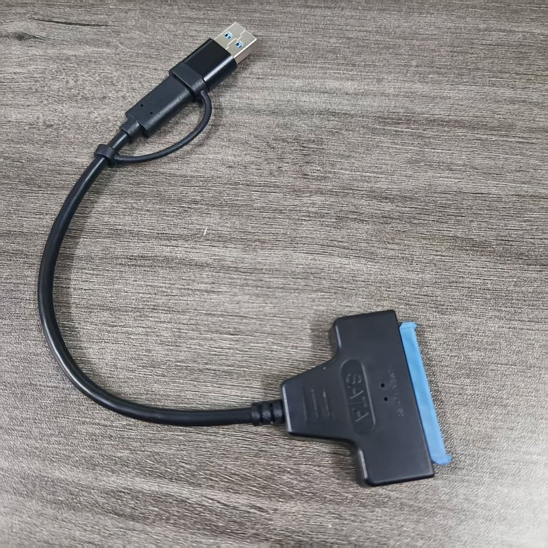 22 Pin SATA III To USB 3.0 Type C Cable 6Gbps High Speed For Dual Head 2.5 Inch SATA Easy Drive Cable HDD SSD - Image 5