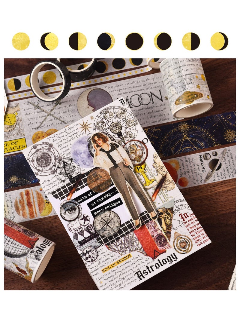 18 Rolls Premium Washi Tape Set for Scrapbooking Gift Wrapping Craft Projects Ideal for Journaling and Creative Expression - Image 3