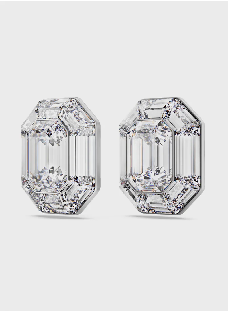SWAROVSKI Lucent Stone Detail Stud Earrings