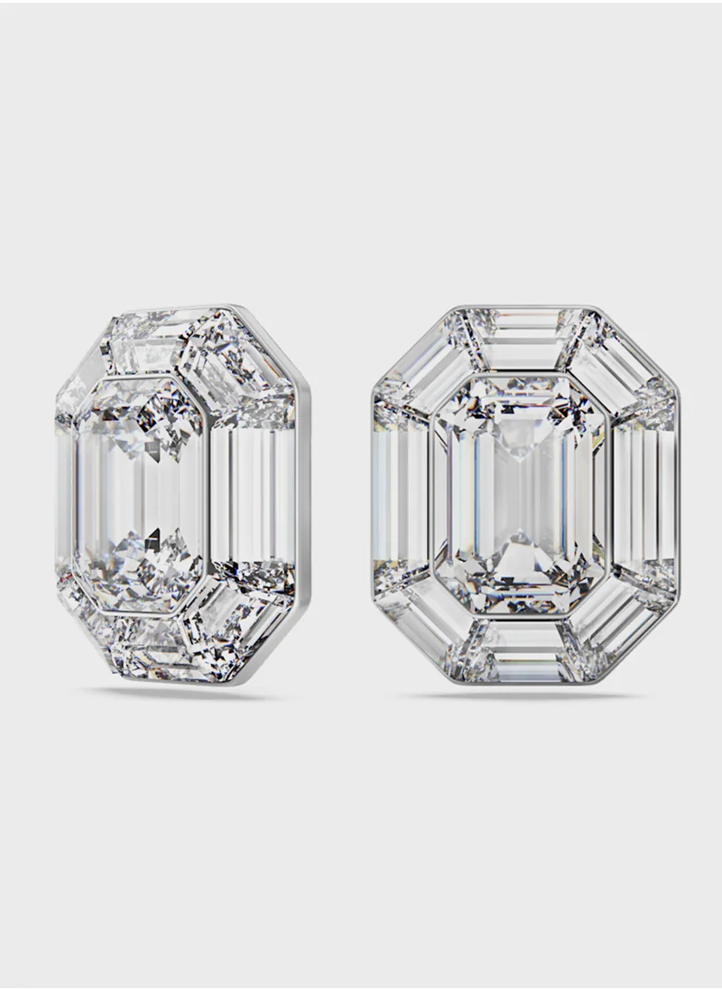 SWAROVSKI Lucent Stone Detail Stud Earrings