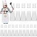 Ecoofor 30 Pieces kids chef hat and apron Ages 512 Personalized Kids Apron with Pocket Children Chef Apron and Hats for Boys Girls Kitchen Cooking Baking Painting Wear - Image 2
