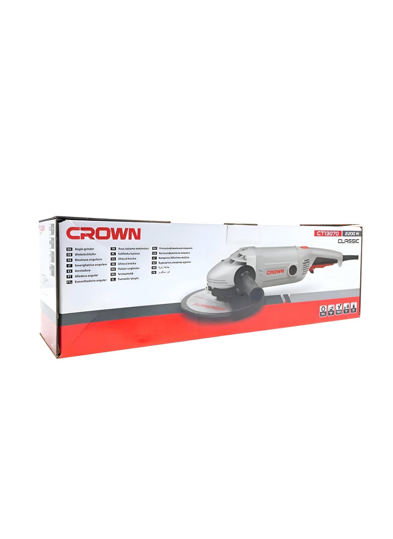 Crown - Abrasive Rocket - Powerful 2200W Ct13070 Model, 9 Inch Size For Precise Cutting And Powerful Performance - Image 1