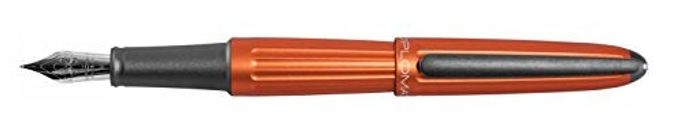 Diplomat Aero Fountain Pen In Stainless Steel Medium Orange Resistant And Elegant High End 5 Years Warranty - Image 1