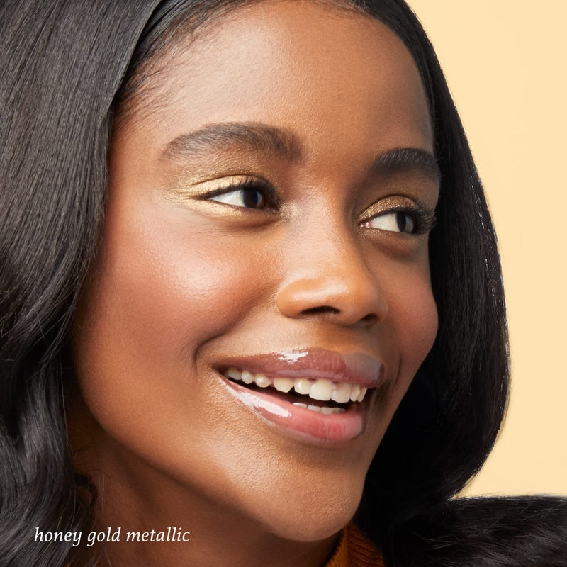 Julep Eyeshadow 101 CrÃ¨me-to-Powder Waterproof Eyeshadow Stick Duo â€“ Long-Lasting, Crease-Proof, Easy Apply with Built-in Smudger - Silver Moonlight Shimmer & Honey Gold Shimmer - Image 5