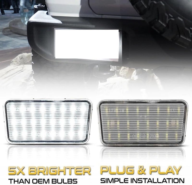 DEMULAX LED License Plate Lights for Jeep Wrangler JL - Image 2