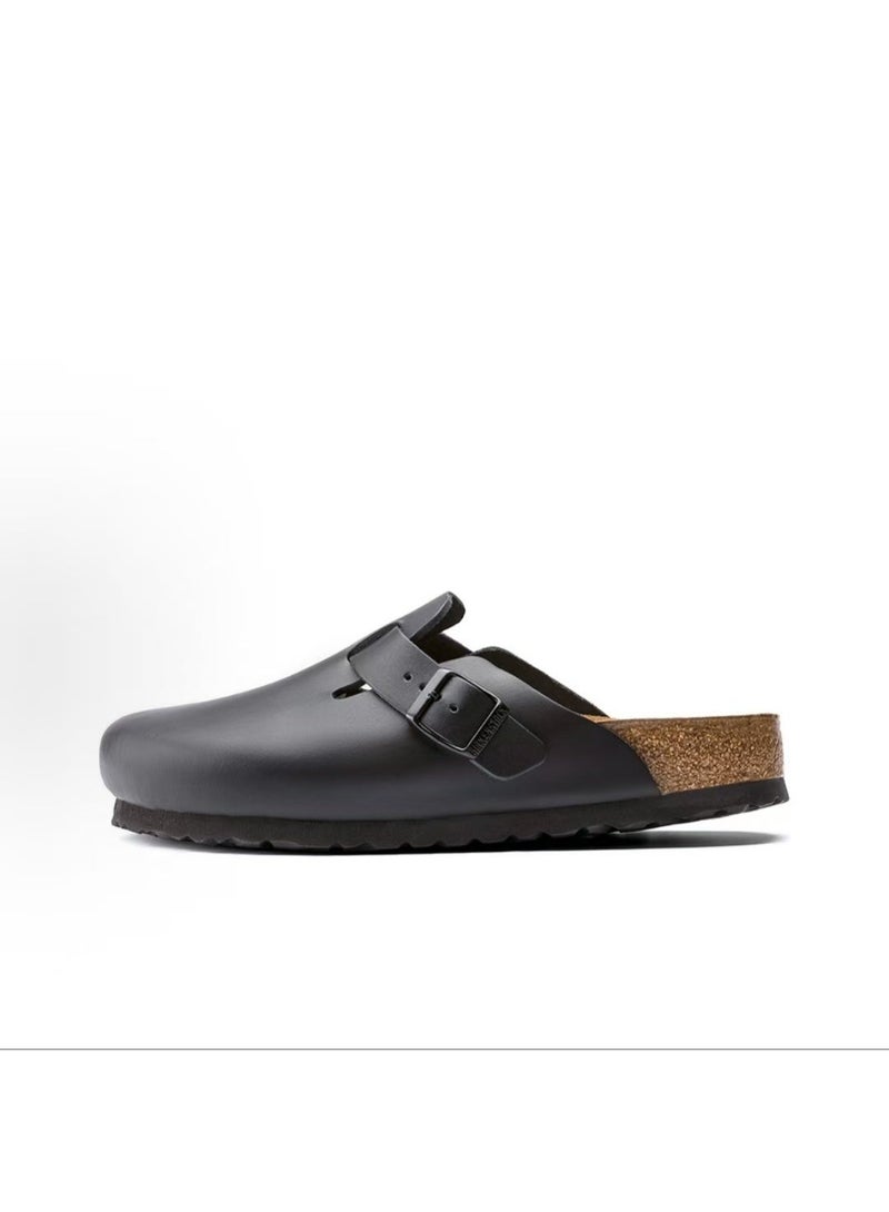 BIRKENSTOCK Boston Oiled Leather Clogs Unisex-Narrow（Sizing runs large; order one size smaller） - Image 2