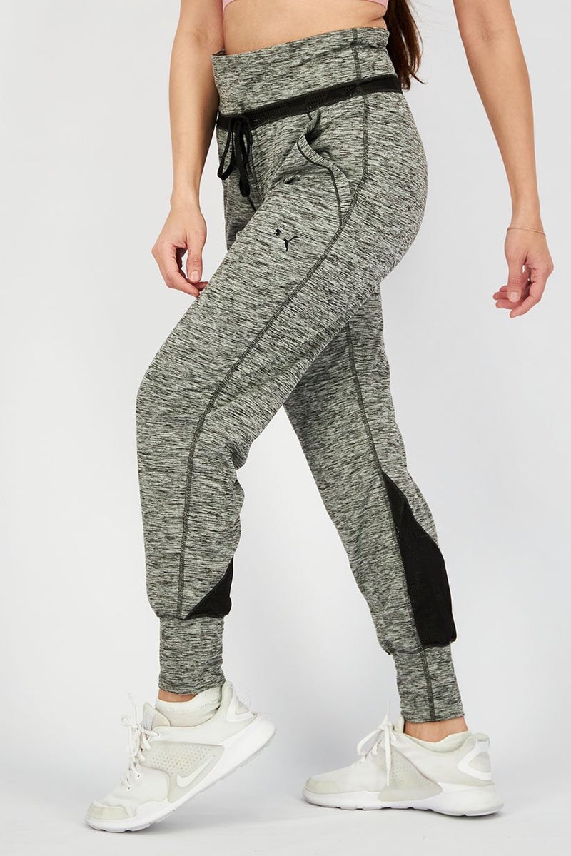 PUMA Women Regular Fit Training Pants, Grey  - Image 4