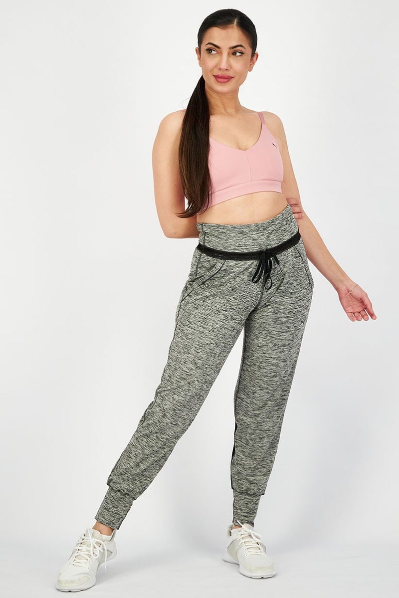PUMA Women Regular Fit Training Pants, Grey  - Image 3