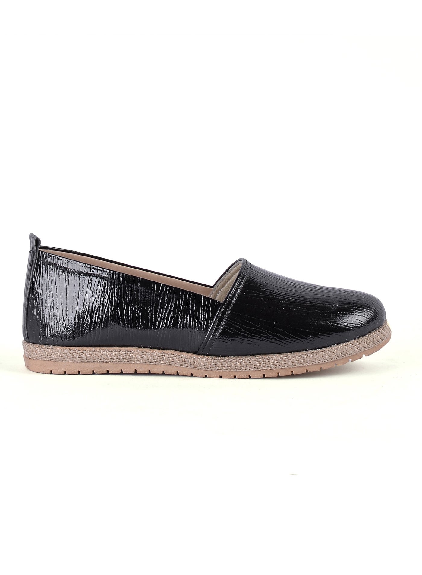 BN-100 Ballerina Flat Leather Color Black