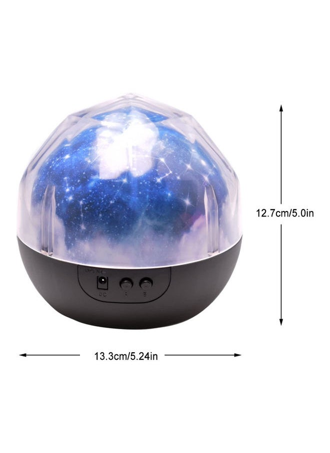 NIBEMINENT - Creative starry sky projection lamp black constellation lampshade ordinary model without battery Black 13.5*13*13.5cm - Image 1