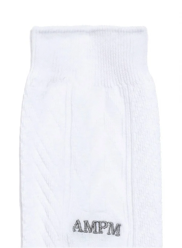 AMPM MEN'S FORMAL SOCKS (PACK OF 6) - WHITE