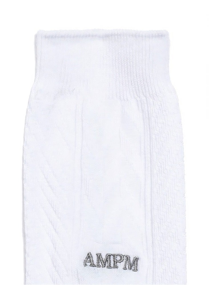 أيه إم بي إم جوارب رسمية للرجال (عبوة من 6) - بيضاء - Image 3