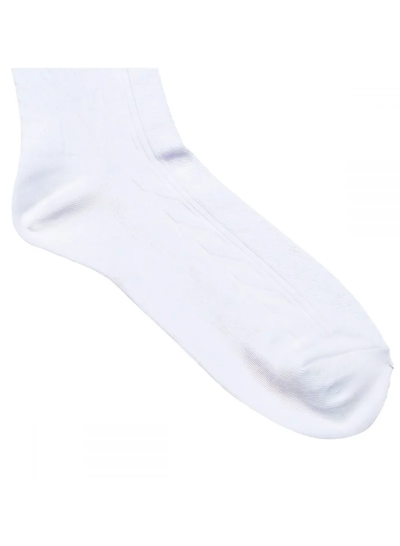 AMPM MEN'S FORMAL SOCKS (PACK OF 6) - WHITE