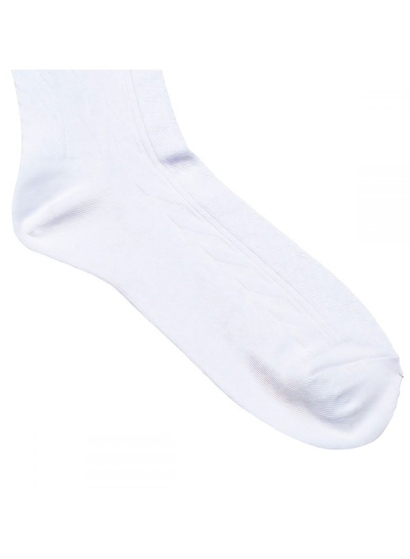 أيه إم بي إم جوارب رسمية للرجال (عبوة من 6) - بيضاء - Image 4